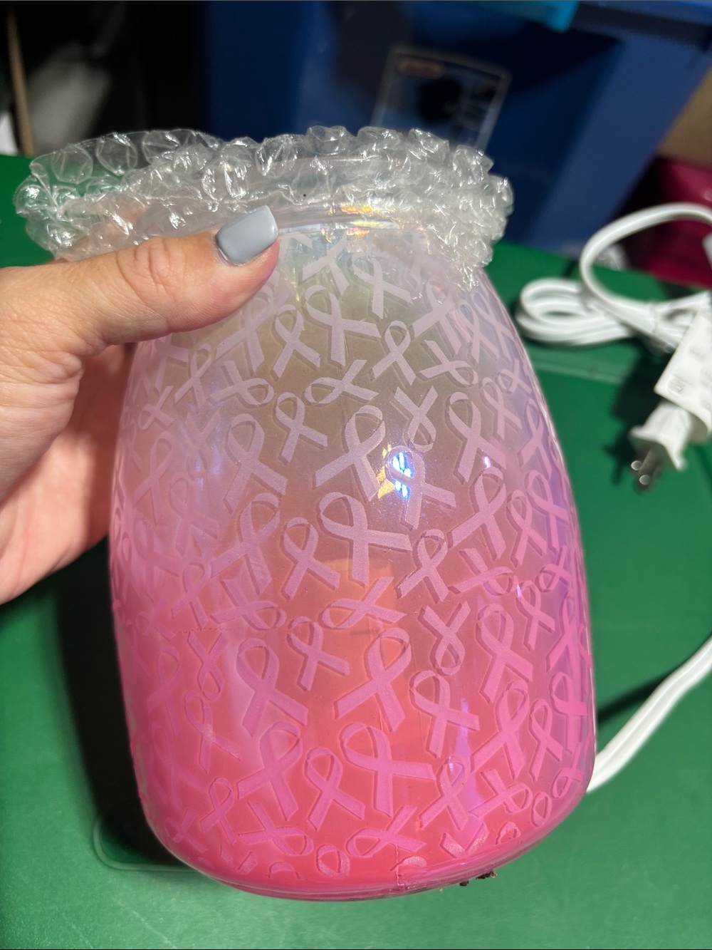 Pink Ribbon Wax Warmer